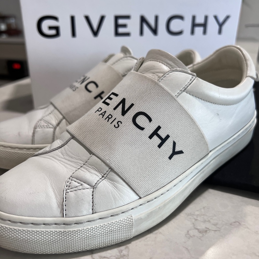 Givenchy logo-webbing sneakers 37/7